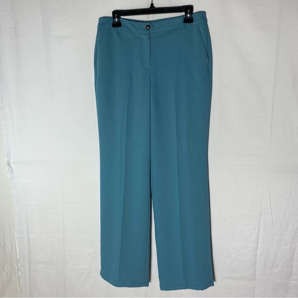 RW&CO. Blue Mid Rise signature Fit Wide Leg Pants 8